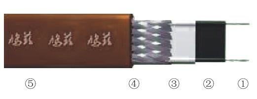 中溫自限溫電熱帶結構